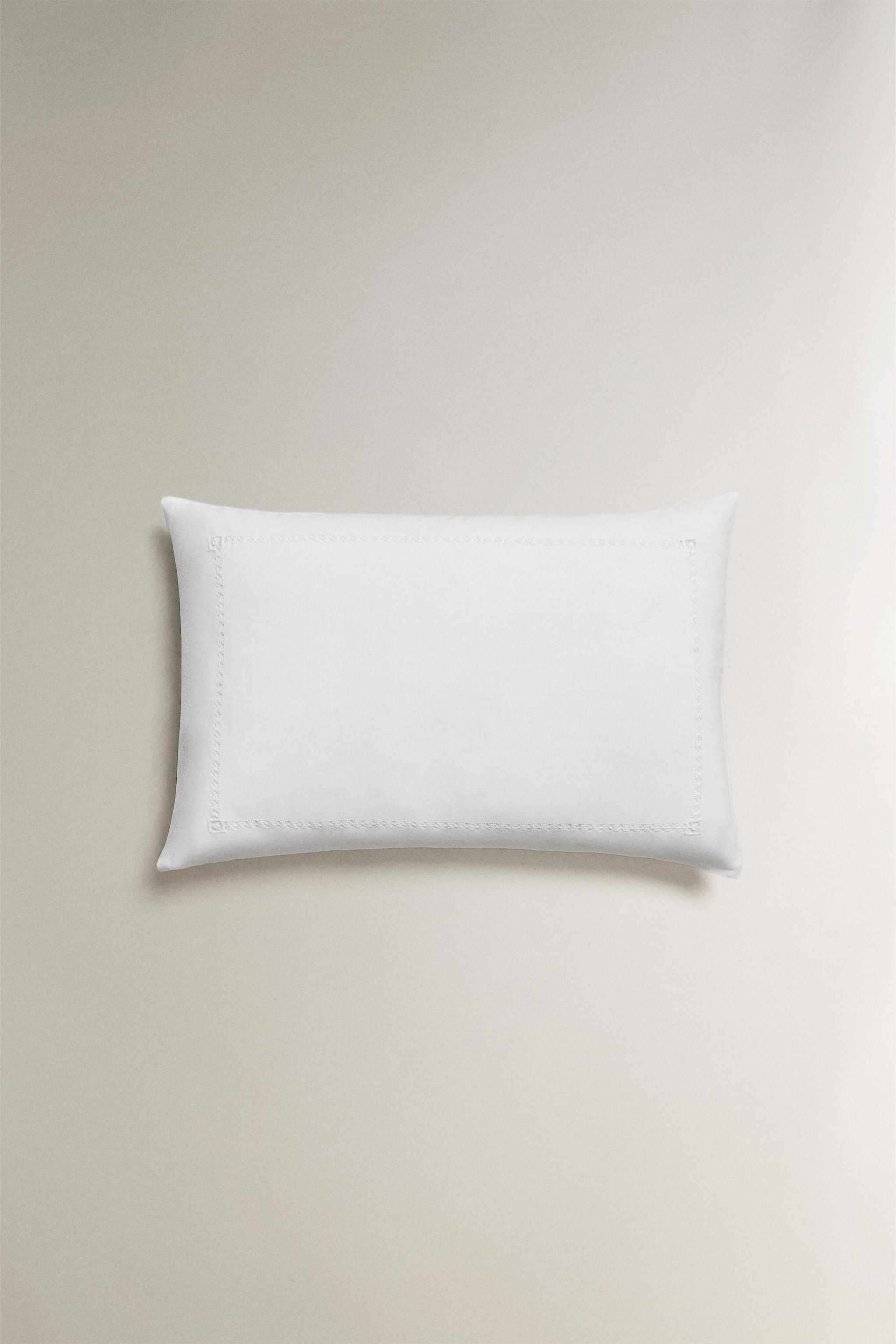 LINEN HEMSTITCHED PILLOWCASE